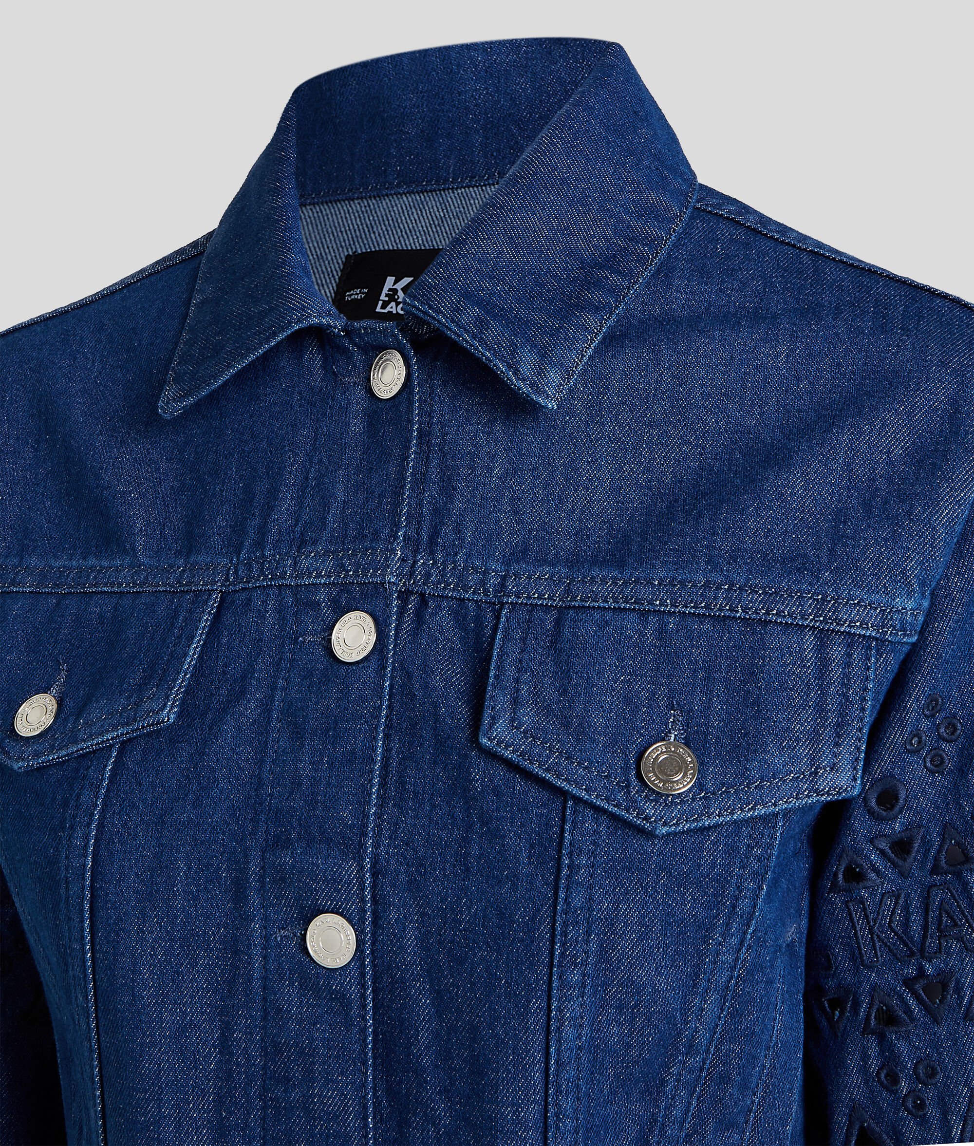 (image for) Custom-Made Broderie Anglaise Denim Jacket